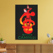 Bitter Campari Vintag PosterEurope Leinwanddruck (Insitu (Wohnzimmer))