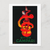 Bitter Campari Vintag PosterEurope Postkarte (Vorderseite)