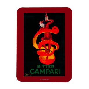 Bitter Campari Vintage Poster Europa Magnet
