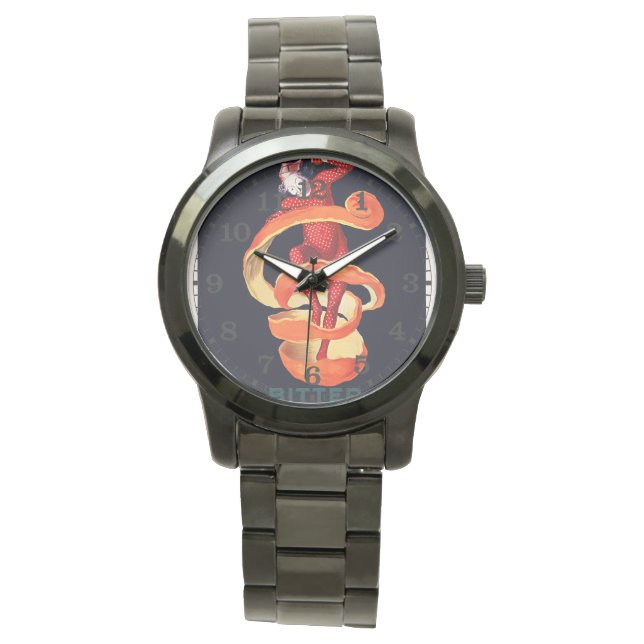 Bitter Campari von Cappiello Armbanduhr (Vorderseite)