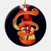 Bitter Campari von Cappiello Keramik Ornament (Hinten)