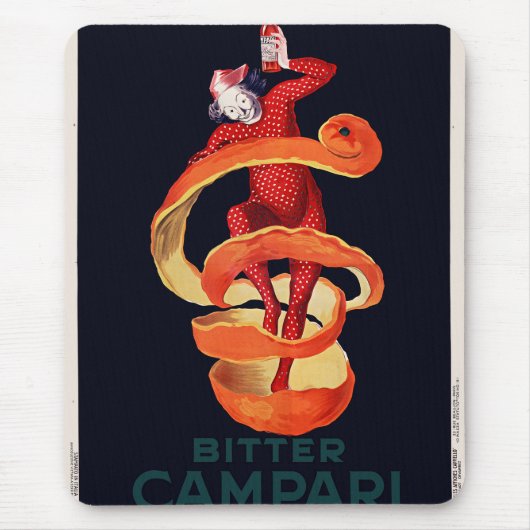 Bitter Campari von Cappiello Mousepad (Vorne)