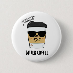 Bitter Coffee Funny Drink Puff Button