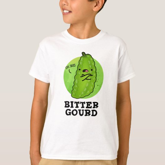 Bitter Gourd Funny Veggie Pun T-Shirt (Vorderseite)