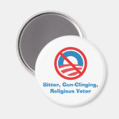 Bitter, gut klammernd, religiöse Wähler Magnet (Vorderseite/Rückseite)