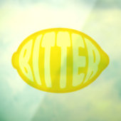 Bitter Lemon Fensteraufkleber (Blatt 3)