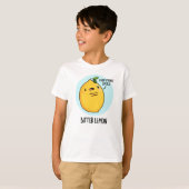 Bitter Lemon Funny Fruit Pun T-Shirt (Vorne ganz)