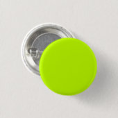 Bitter Limone Solid-Farbe Button (Vorne & Hinten)