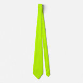 Bitter Limone Solid-Farbe Krawatte (Vorderseite)