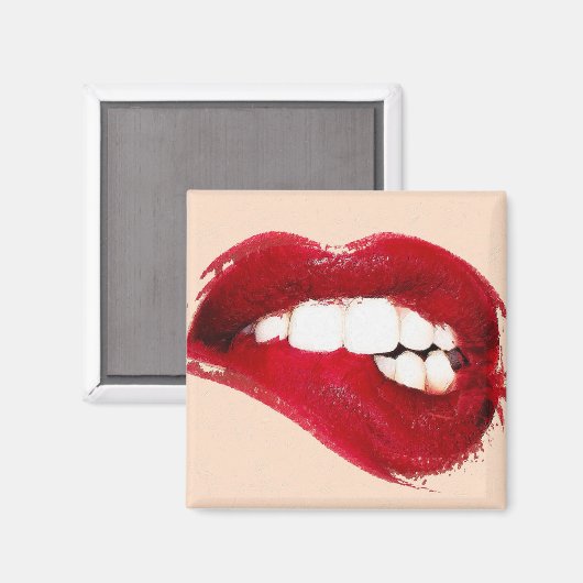 Bitter Lip-Kühlschrankmagnet Magnet (Vorderseite/Rückseite)