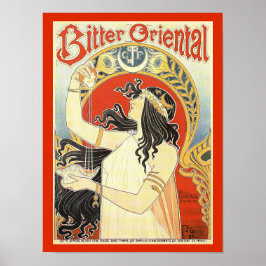 "Bitter Oriental" Vintage Ad Poster