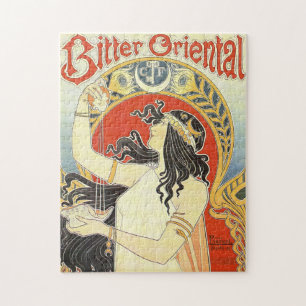 "Bitter Oriental" Vintage-Werbeanzeige-Puzzle Puzzle