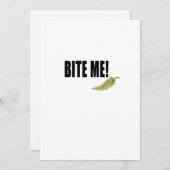 Bitter Pepper Vegane Edition Feiertagskarte (Vorne/Hinten)