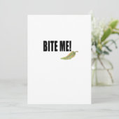 Bitter Pepper Vegane Edition Feiertagskarte (Stehend Vorderseite)