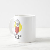 Bitter Pill Funny Medicine Puff Kaffeetasse (Vorderseite Links)