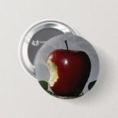 Bitter Roter Apfel Button (Vorne & Hinten)
