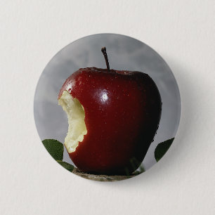 Bitter Roter Apfel Button
