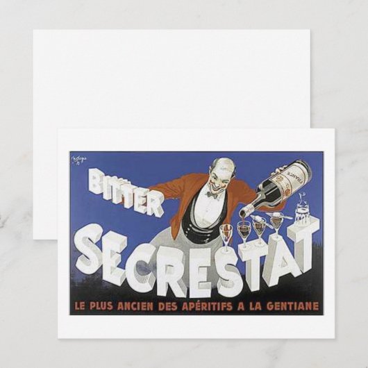 Bitter Secrestat Postkarte (Vorne/Hinten)