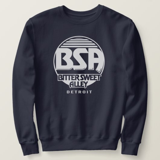 Bitter Sweet Alley (BSA Original) BLK-Logo Sweatshirt (Design vorne)