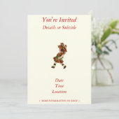 Bitter-Sweet Einladung (Stehend Vorderseite)