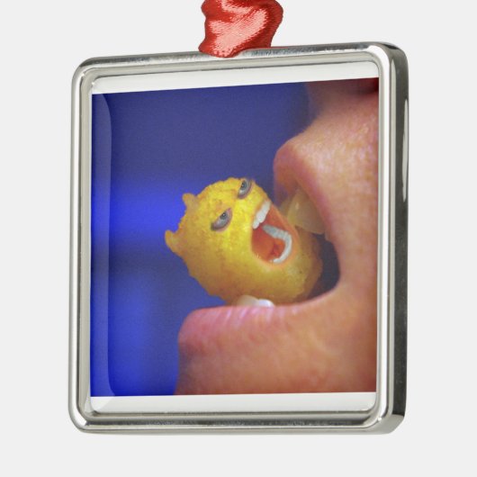 Bitter Tot Silbernes Ornament (Links)