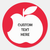 Bitterapfkleber Runder Aufkleber (Vorderseite)