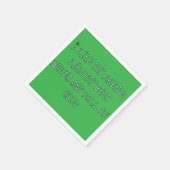 Bitterbier hier Gewollt Serviette (Ecke)