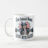 Bittere, Clingy Gewehr-Toting Uncle Sam Tasse (Links)