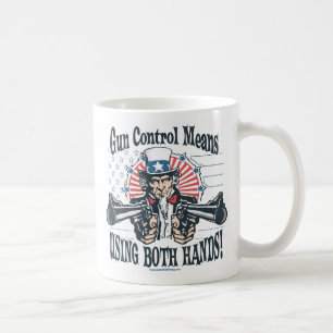 Bittere, Clingy Gewehr-Toting Uncle Sam Tasse