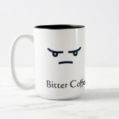 Bittere Kaffee-Tasse Zweifarbige Tasse (Links)