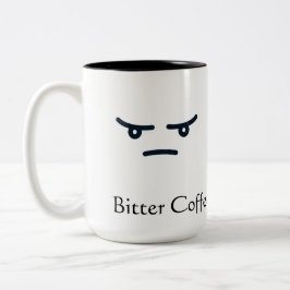 Bittere Kaffee-Tasse Zweifarbige Tasse