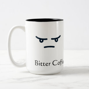 Bittere Kaffee-Tasse Zweifarbige Tasse