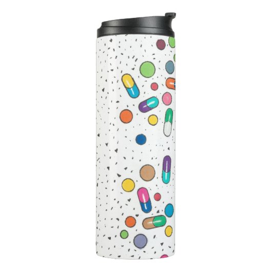 Bittere Pille Thermosbecher (Nach links gedreht)