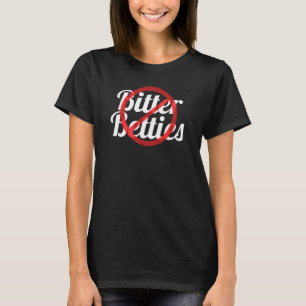 Bittere Wetten überquerten den roten Kreis T-Shirt