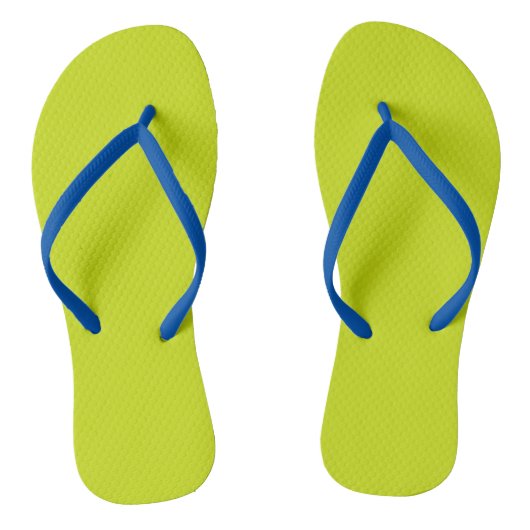 Bittere Zitrone (Vollfarbe) Badesandalen (Fußbett)