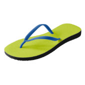 Bittere Zitrone (Vollfarbe) Badesandalen (Schrägansicht)