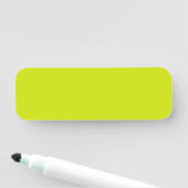 Bittere Zitrone (Vollfarbe) Namensschild (Beispiel)