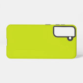 Bittere Zitrone (Vollfarbe) Samsung Galaxy Hülle (Rückseite (Horizontal))