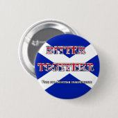 Bitteres zusammen schottisches button (Vorne & Hinten)