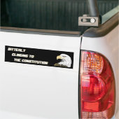 Bitterlich, anhaftend der Konstitution Autoaufkleber (Auf Lkw)