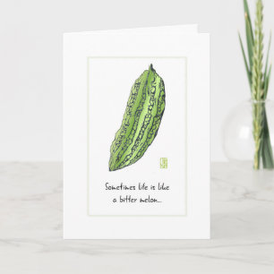 Bittermelokarte Karte