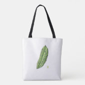 Bittermelon Sturdy Brushed Polyester Shoulder Tasche (Rückseite)