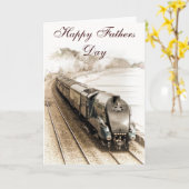 BITTERN DAMPFTRAIN VATHERY DAY CARD KARTE (Gelbe Blume)