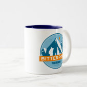 Bitterroot-Gebirge Zweifarbige Tasse (VorderseiteRechts)