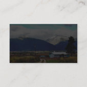 Bitterroot-Gebirgseltern-Bauernhof Visitenkarte (Rückseite)