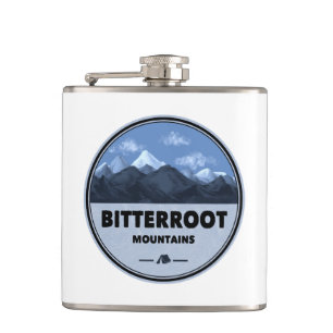 Bitterroot Mountains Camping Flachmann