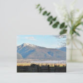Bitterroot Mountains Felder Postkarte (Stehend Vorderseite)