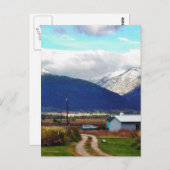 Bitterroot Mountains Parent Farm Postkarte (Vorne/Hinten)