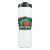 Bitterroot National Forest Camping Thermosbecher (Vorderseite)