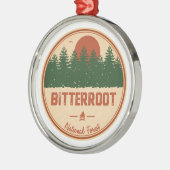 Bitterroot National Forest Ornament Aus Metall (Links)